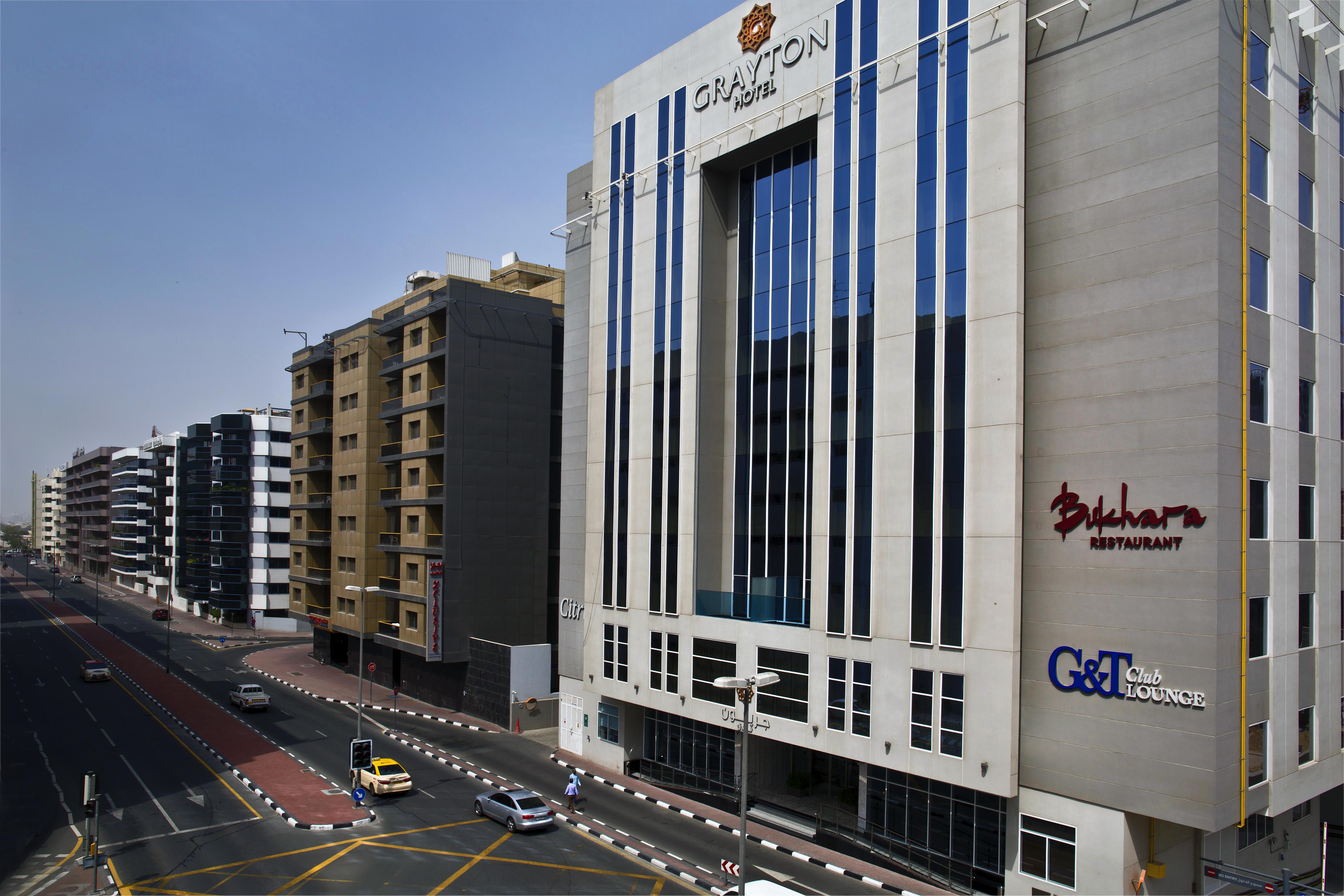 Grayton Hotel By Blazon Hotels Dubai Exterior foto